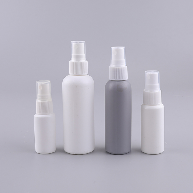 White 20ml PE Spray Bottle with Fine Mist Sprayer for Hand Clean Antibacterial Liquid