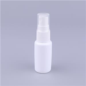 White 20ml PE Spray Bottle with Fine Mist Sprayer for Hand Clean Antibacterial Liquid