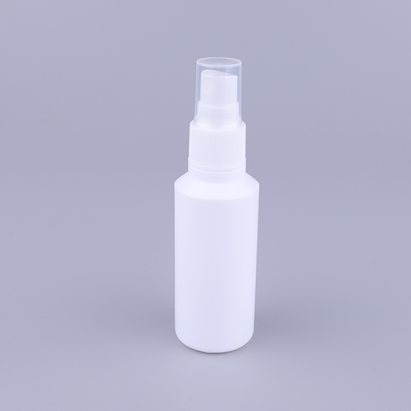 White 60ml HDPE Plastic Spray Fine Mist Spray Bottle Alcohol Disinfection Small Spray Bottle Factory Site