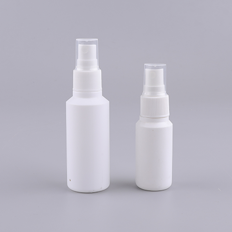 White 60ml HDPE Plastic Spray Fine Mist Spray Bottle Alcohol Disinfection Small Spray Bottle Factory Site