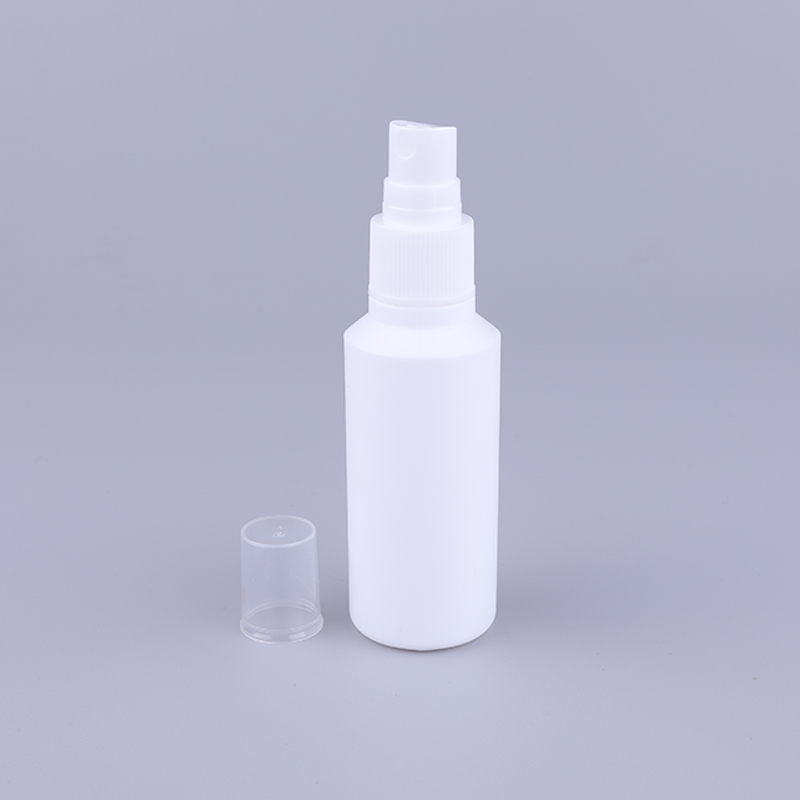 White 60ml HDPE Plastic Spray Fine Mist Spray Bottle Alcohol Disinfection Small Spray Bottle Factory Site