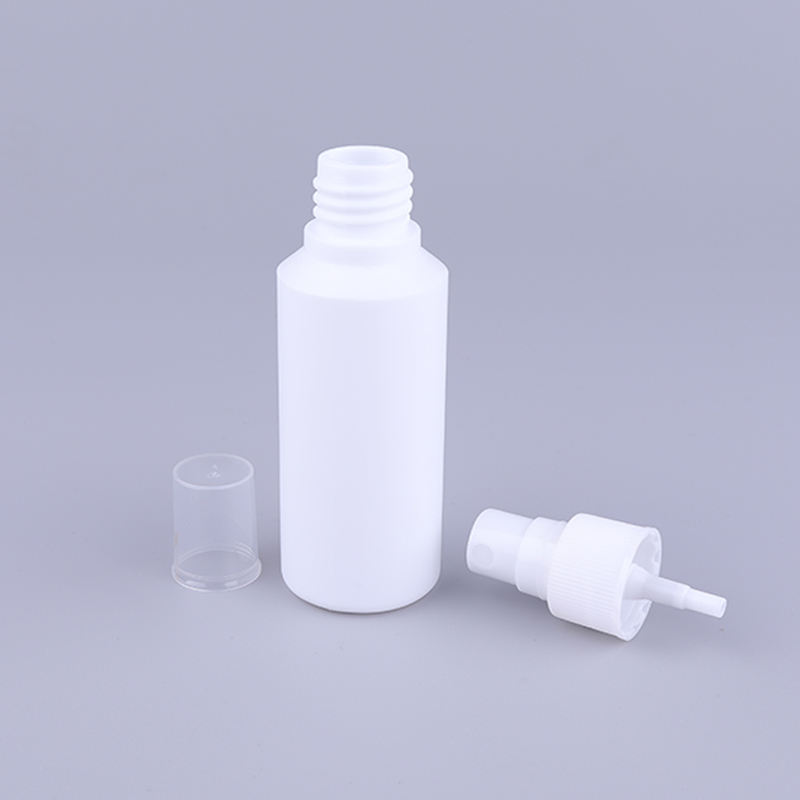 White 60ml HDPE Plastic Spray Fine Mist Spray Bottle Alcohol Disinfection Small Spray Bottle Factory Site