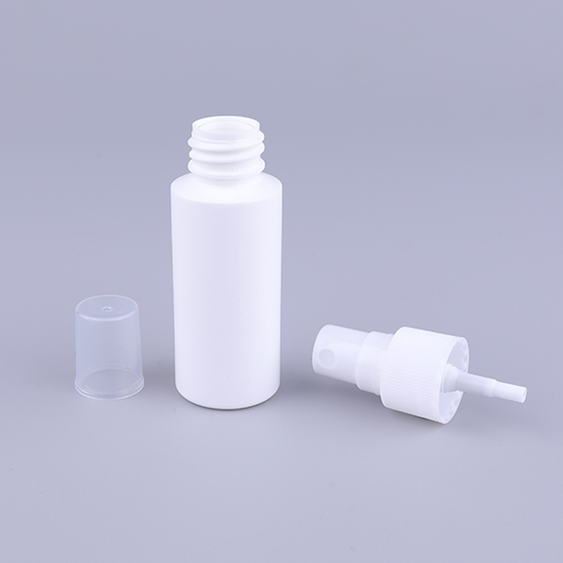 Mist Sprayer Plastic Bottle Flat Shoulder 30ml PE Cosmetics Packaging Container Perfume Fine Mist Spray Bottles