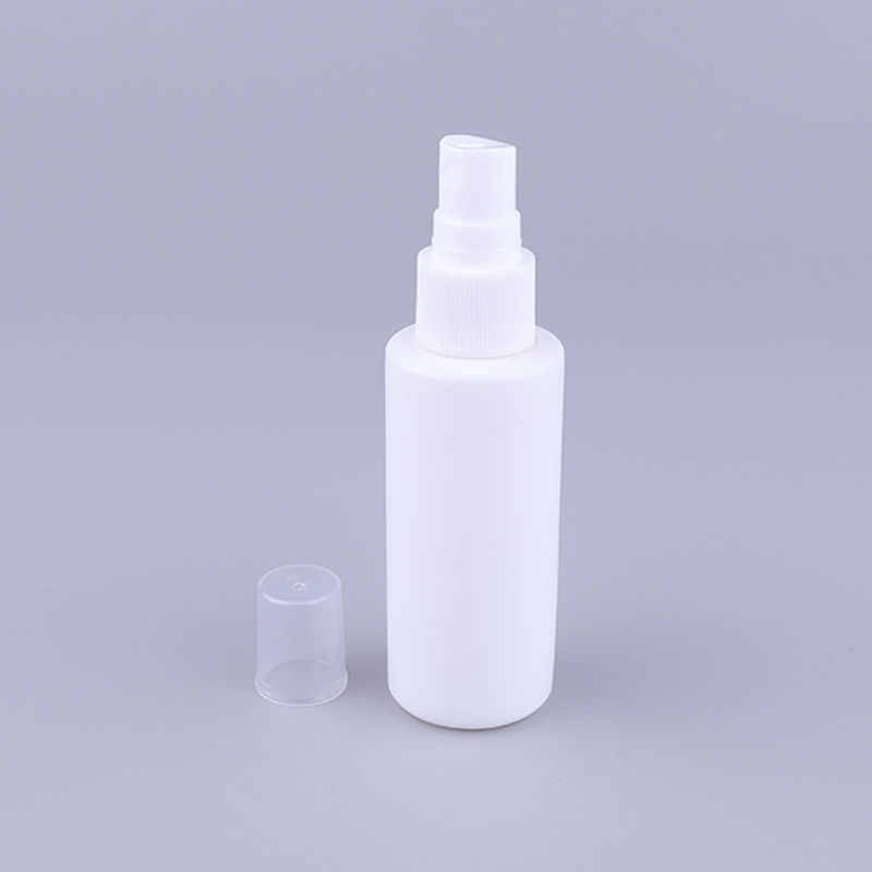 60ml Empty Custom Manufacturer HDPE Plastic Flat Shoulder Mist Spray Bottles