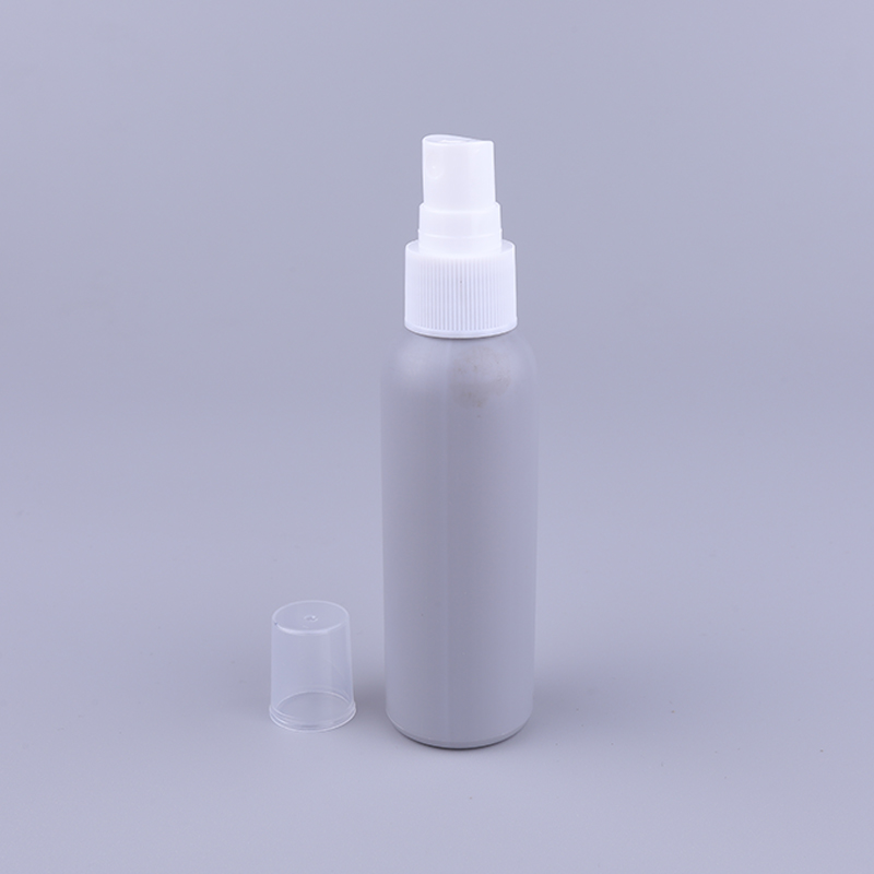 60ml PE Empty Grey Sunscreen Packaging Containers Water Deodorant Plastic Spray Bottle With Mist Sprayer