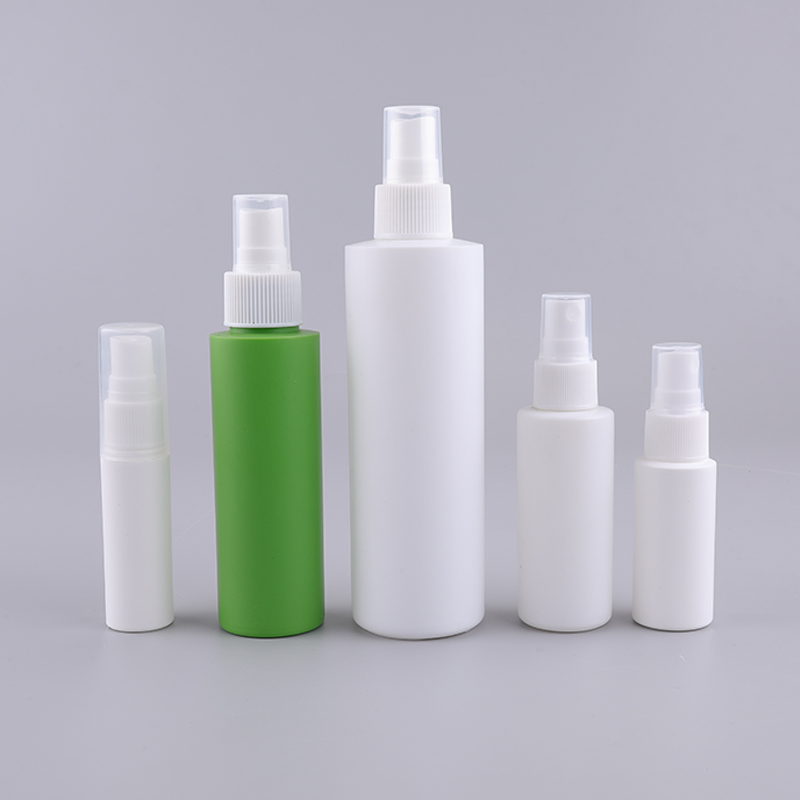 110ml Cosmetic Body Spray Plastic Bottles HDPE Flat Shoulder Fine Mist Sprayer Bottle Refillable Portable Travel Container Sprayers