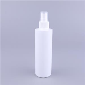 200ml HDPE Plastic Flat Shoulder Spray Bottle with Mist Pump Sprayer