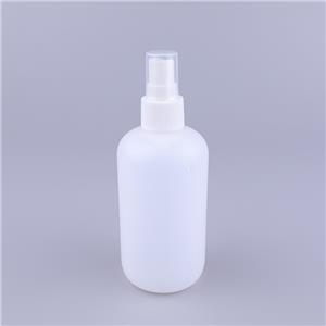 250ml Empty HDPE Plastic Round Shoulder Mist Spray Bottles Custom Manufacturer