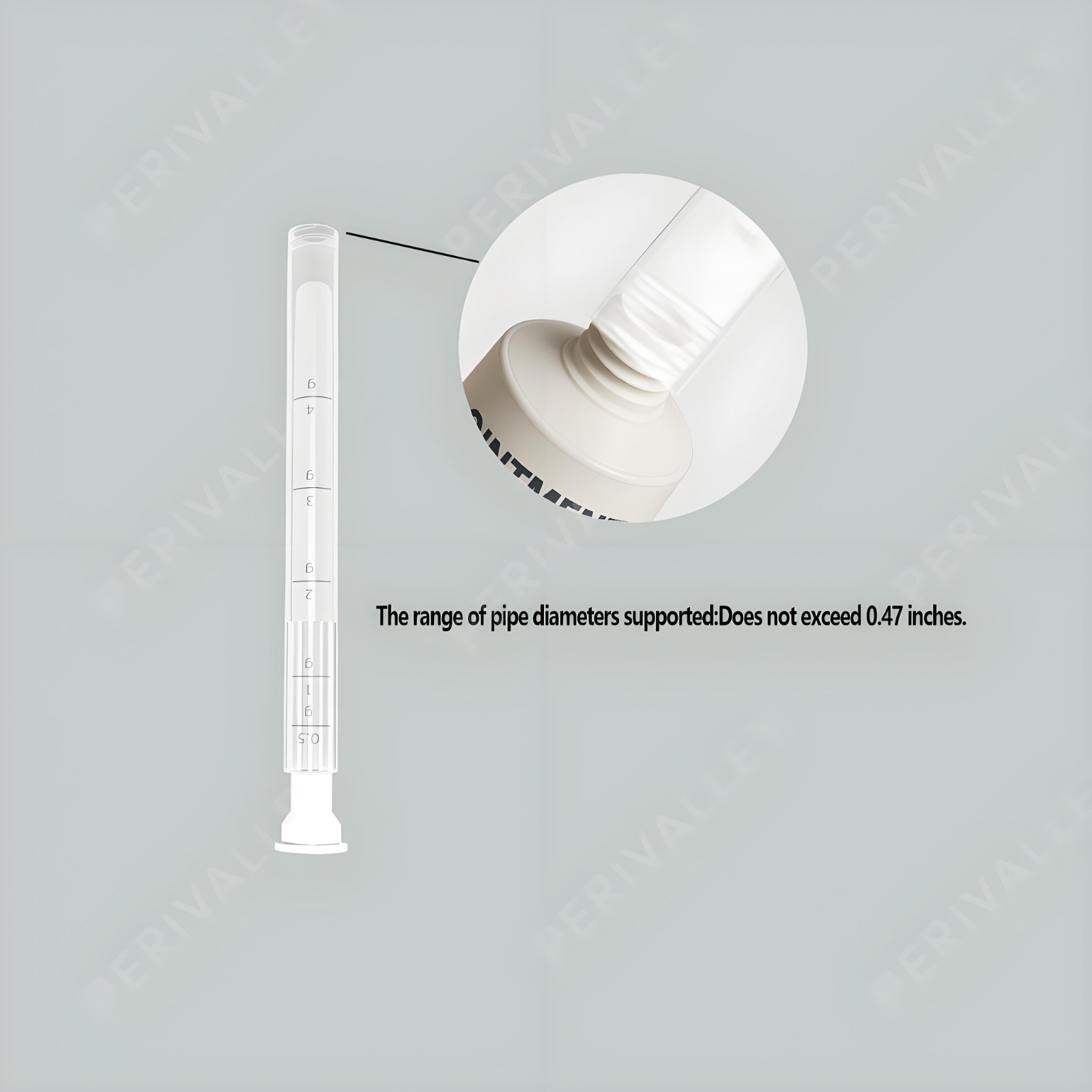 Plastic Vaginal Applicator with 0.5g–4g Dosage Markings