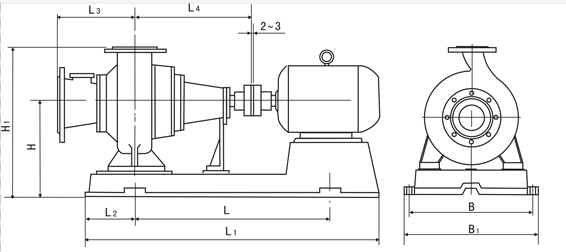 Stainless Steel Industrial Pulp Pump section drawing.png