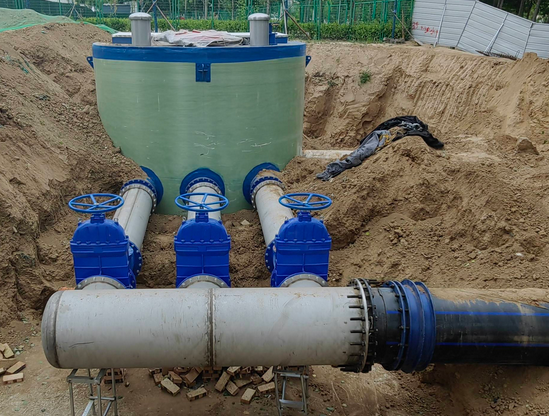 Integrated sewage lifting pump station maintenance