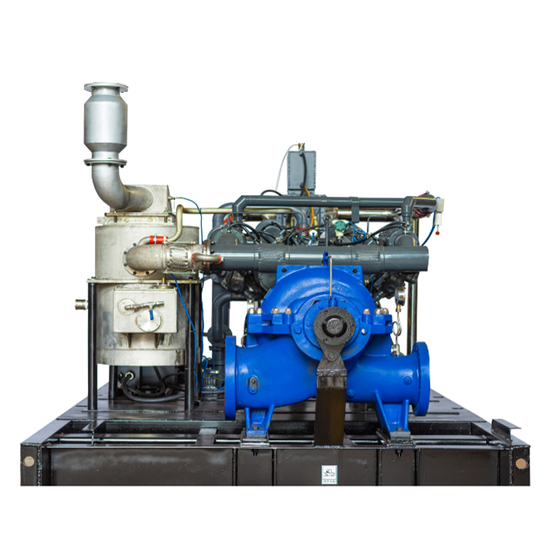 Explosion-proof diesel engine pump assembly