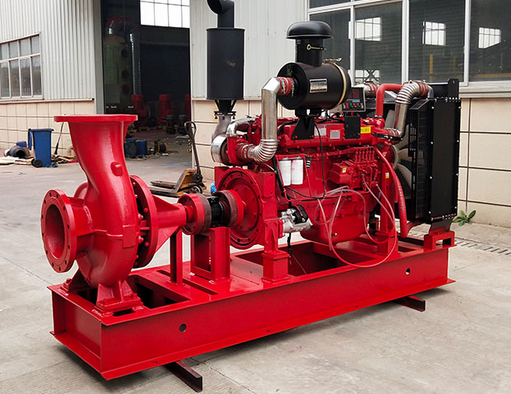 Diesel fire pump building fire protection application