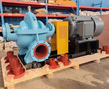 Double suction pump application in power cooling system