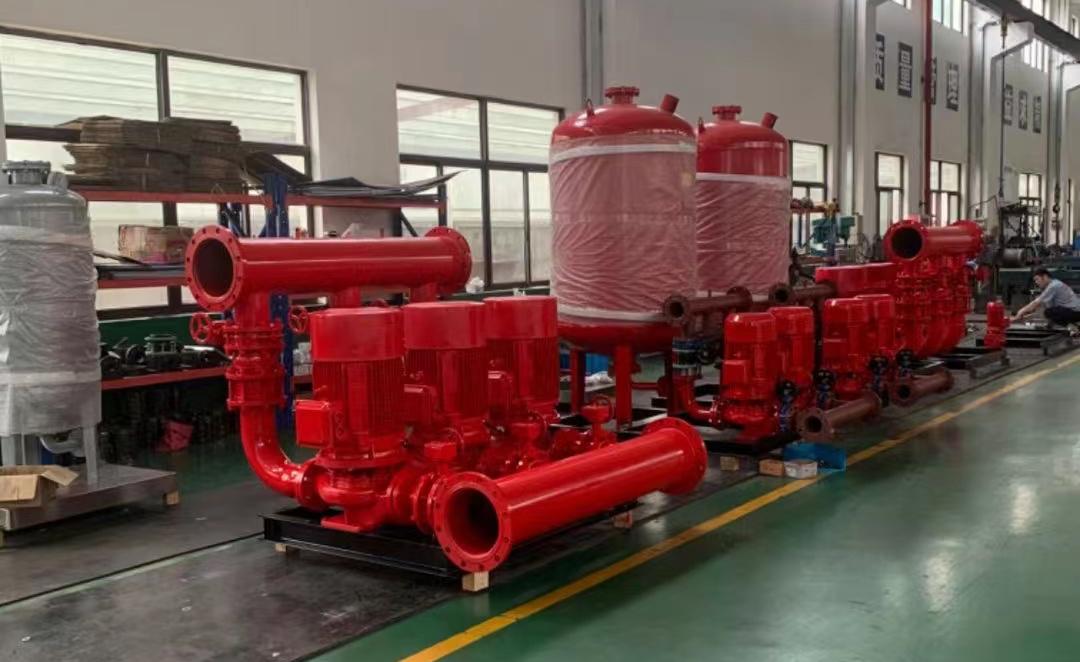 Fire pumps are often used in conjunction with pressure tanks and as part of a complete system