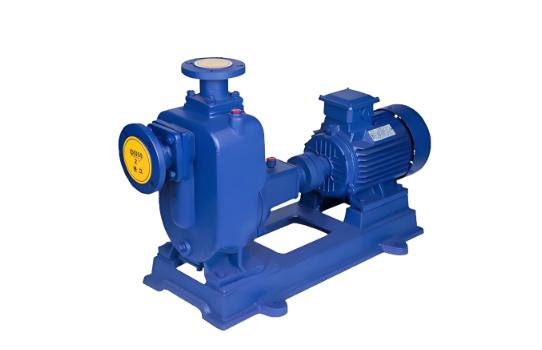 When using a self-priming pump