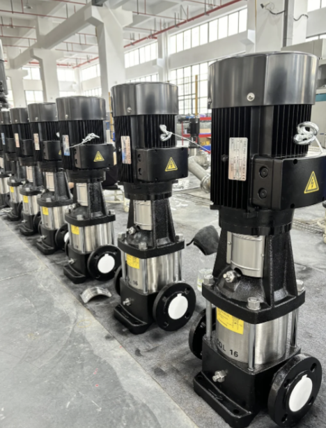 Vertical multistage centrifugal pump