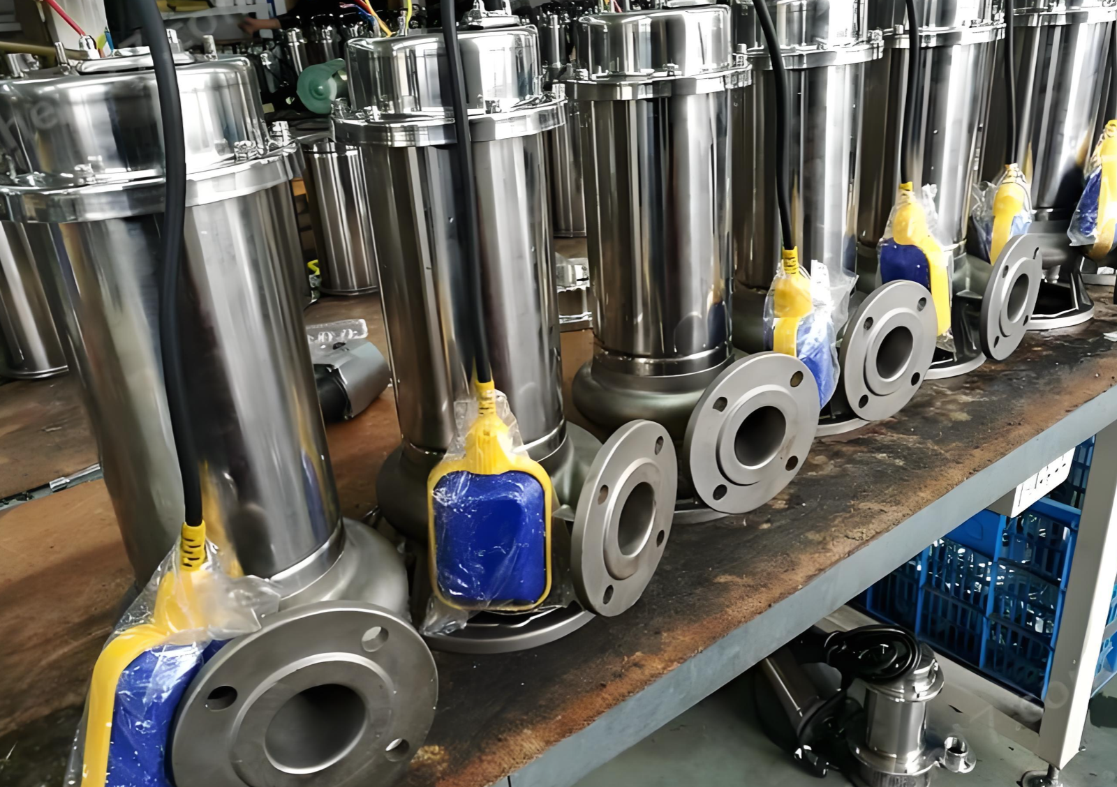 abrasion resistant sewage pump