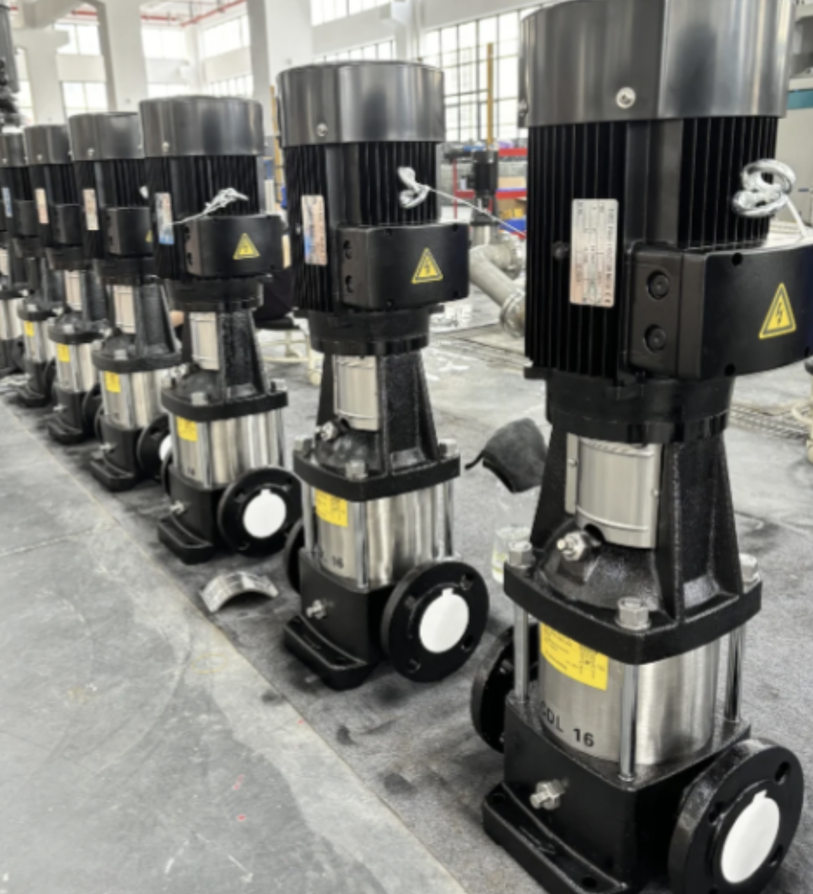 vertical in-line centrifugal pump