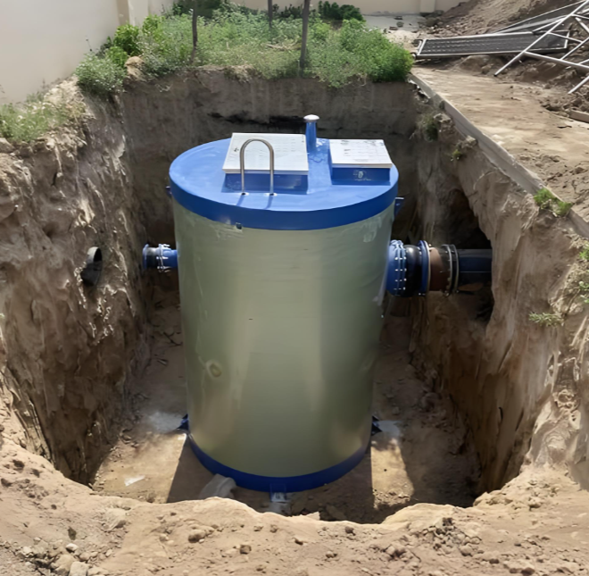 Prefabricated pump station