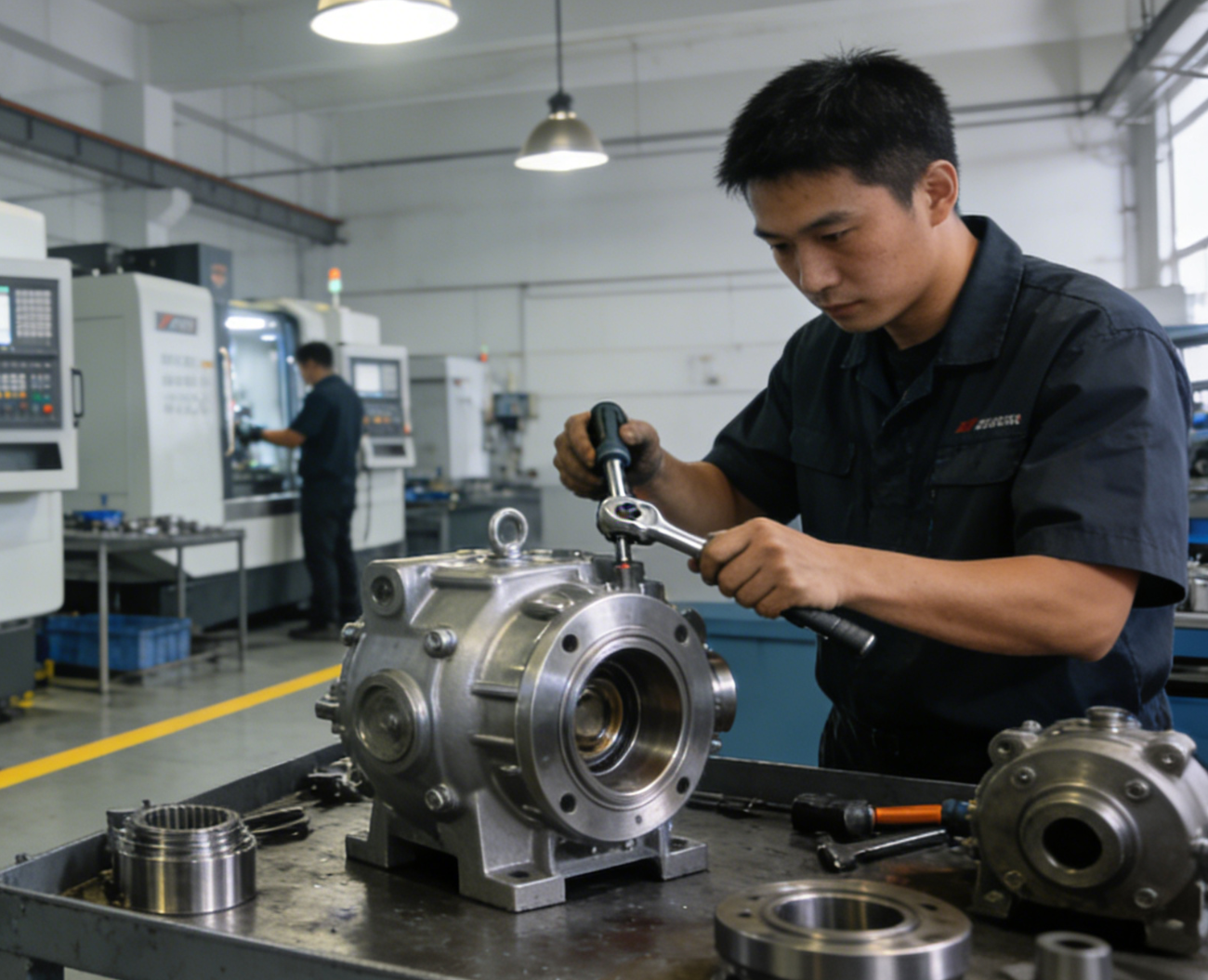 Industrial Pump Manufacturing Time