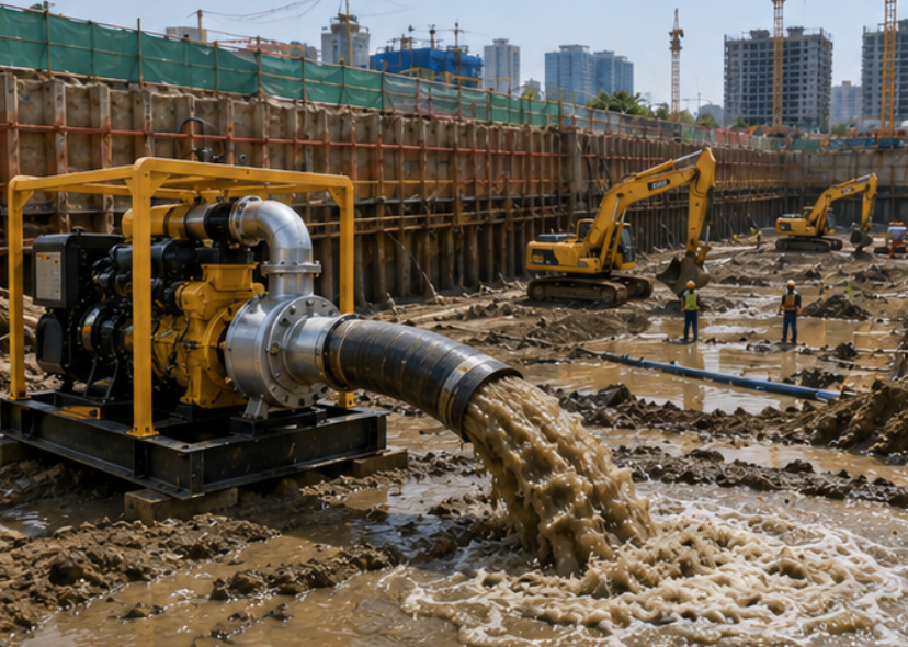construction dewatering pump
