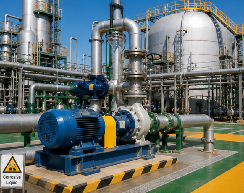 chemical plant pump