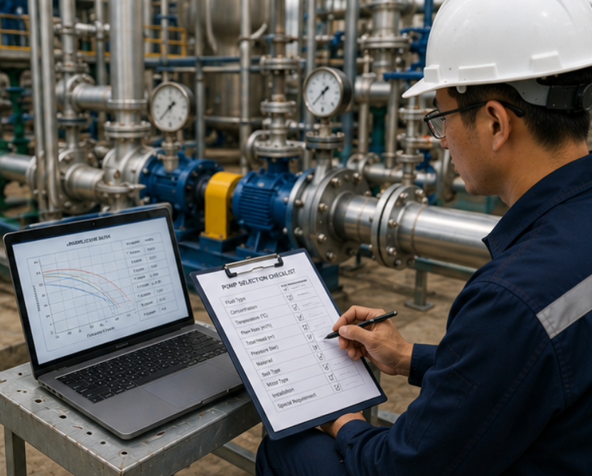 chemical plant pump