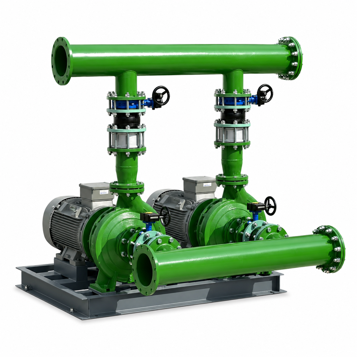 GAOTIAN Industrial Pump Skid System with Intelligent Control and Custom Piping