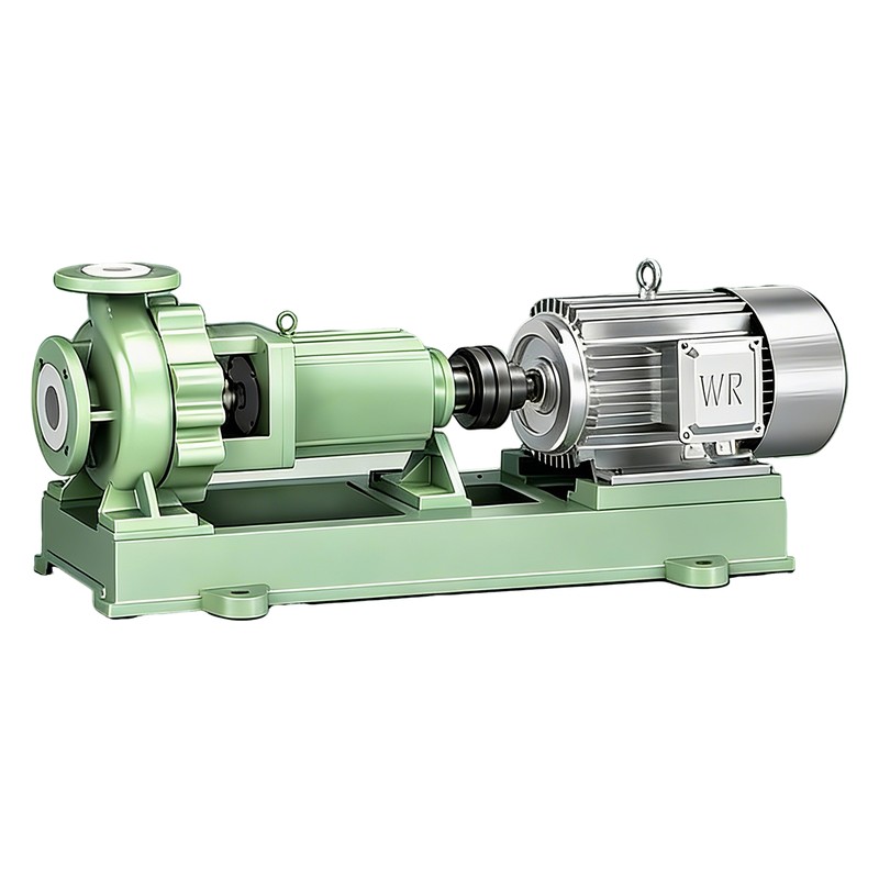 IHF Lined Fluorine Centrifugal Pump for Corrosive Chemical Transfer