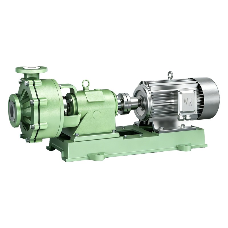 TZK Fluorine-Lined Mortar Pump for Corrosive Slurry Handling