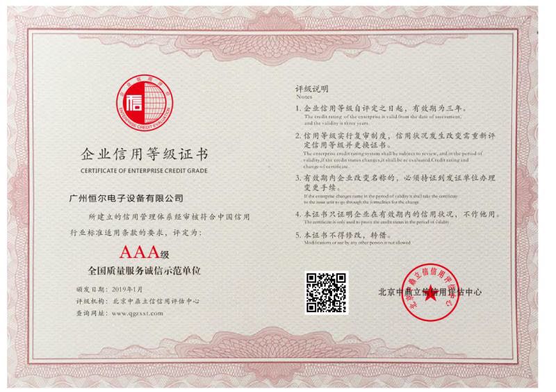 AAA National Demonstration unit of quality service and integrity