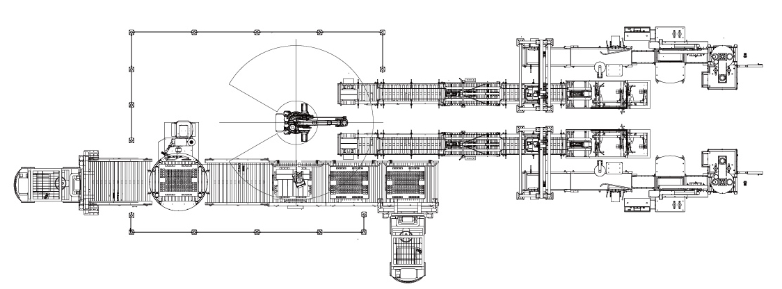 Packaging palletizing system