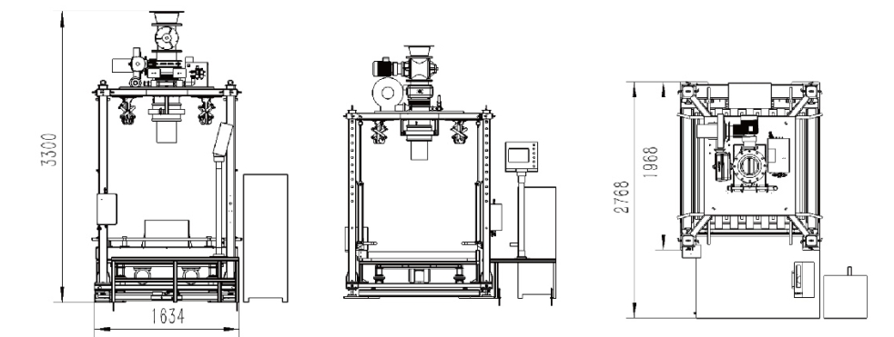 Automatic powder weighing packaging machine