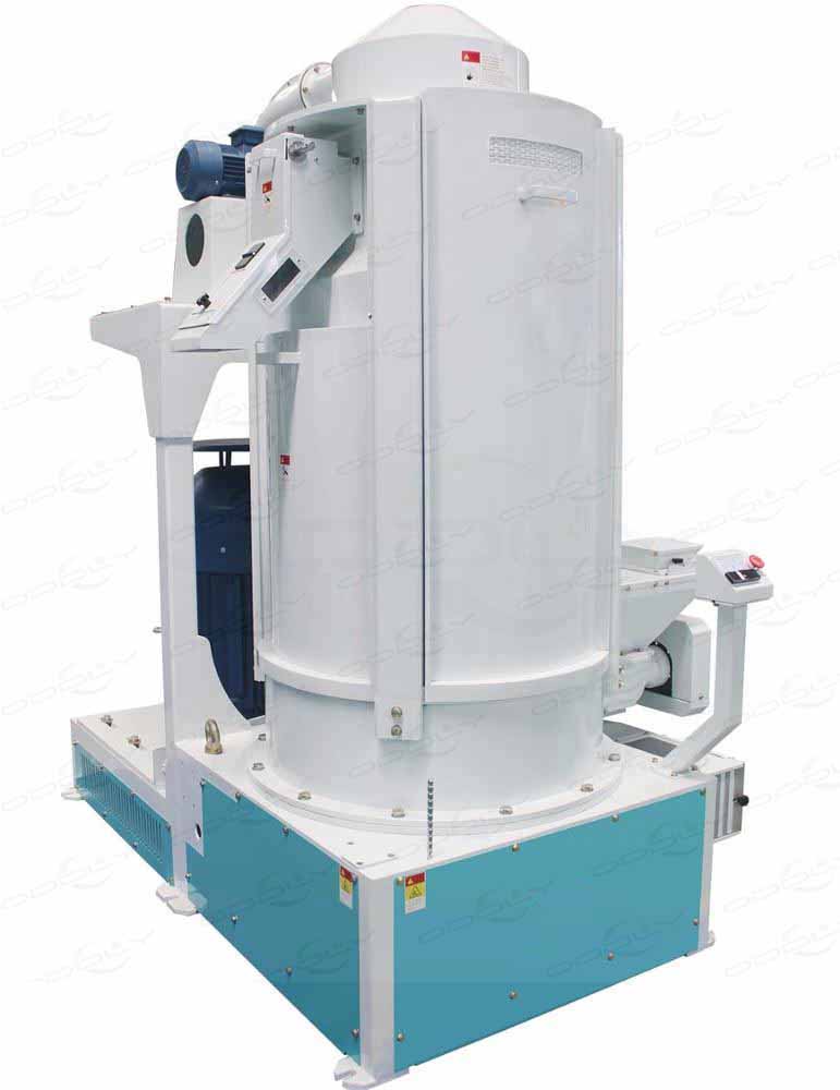 Vertical Emery Roller Rice Whitener Machine