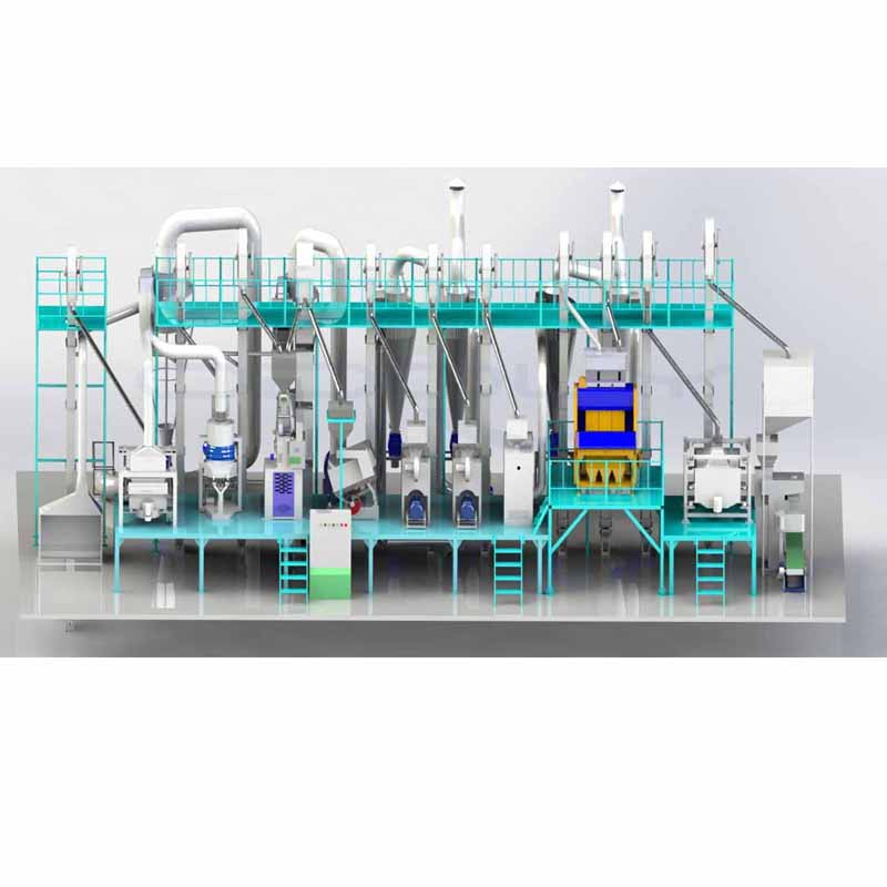 50-200t/D Complete Paddy Processing Line Rice Mill Machine