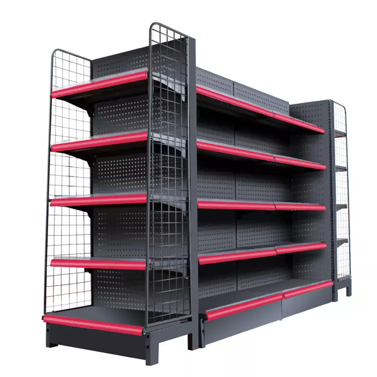 Supermarket shelves