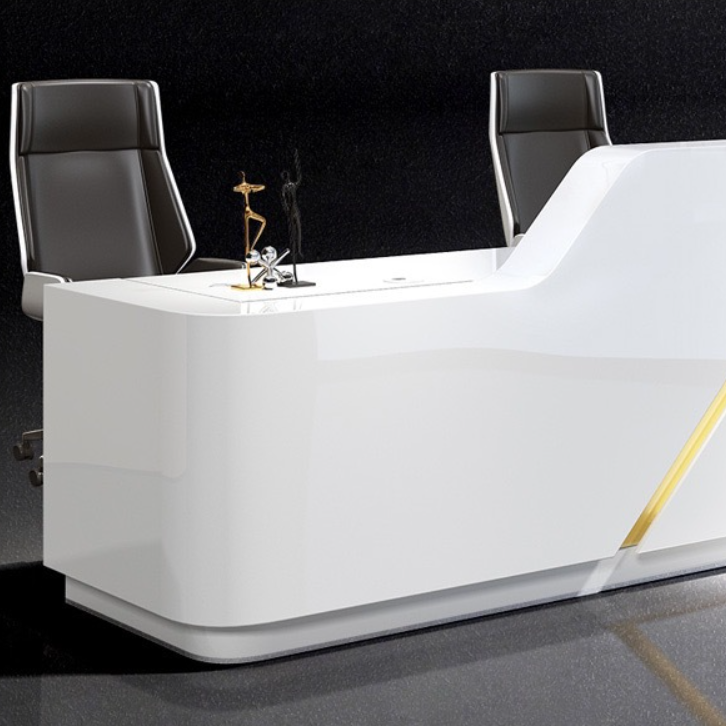 Stylish and modern company reception desk