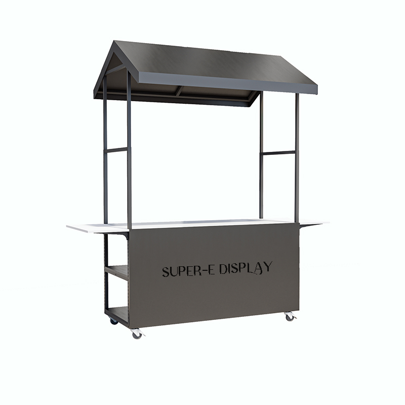 Multifunctional foldable stainless steel food cart