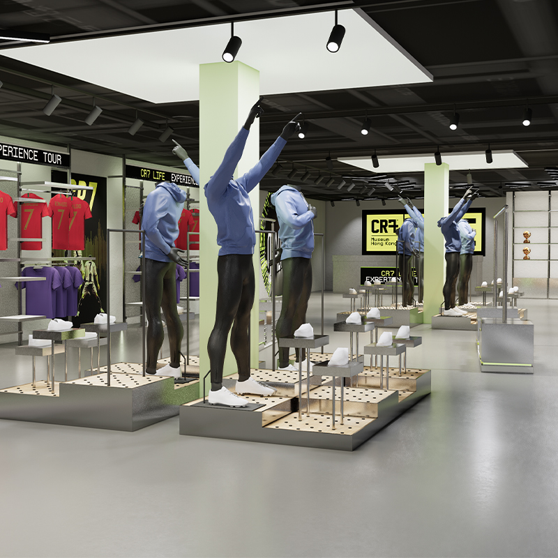 Sporting Goods Display Rack Store Display Equipment