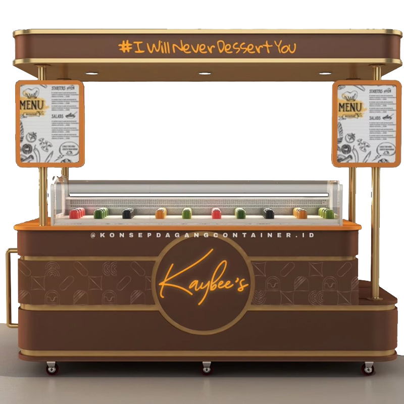 Mall Market Mobile Retail stall cart