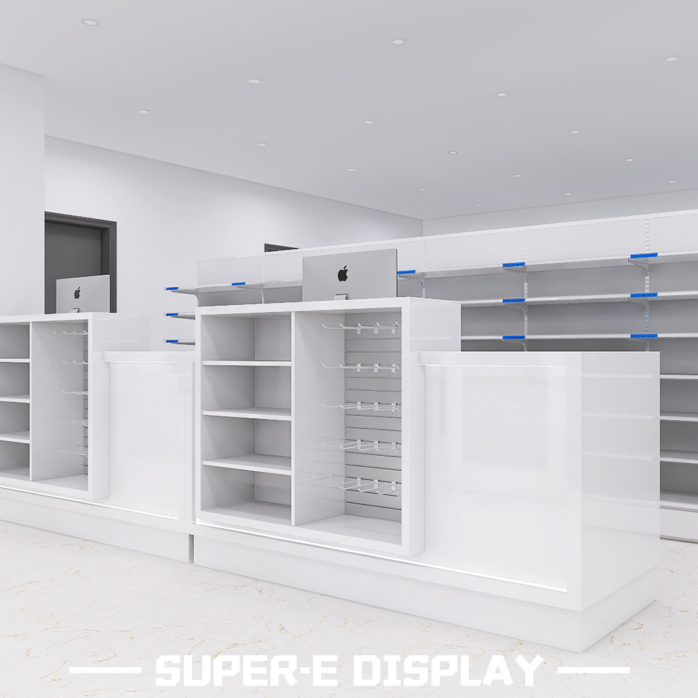 Multi-Function Pharmacy Island Cabinets and Pharmacy Display Rack