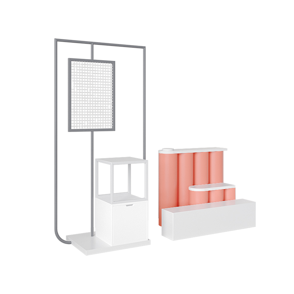 Modern Cosmetics Display Stands