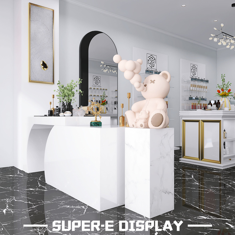 Full Set of Modern Interior Cosmetics Store Display Cabinets for Malls
