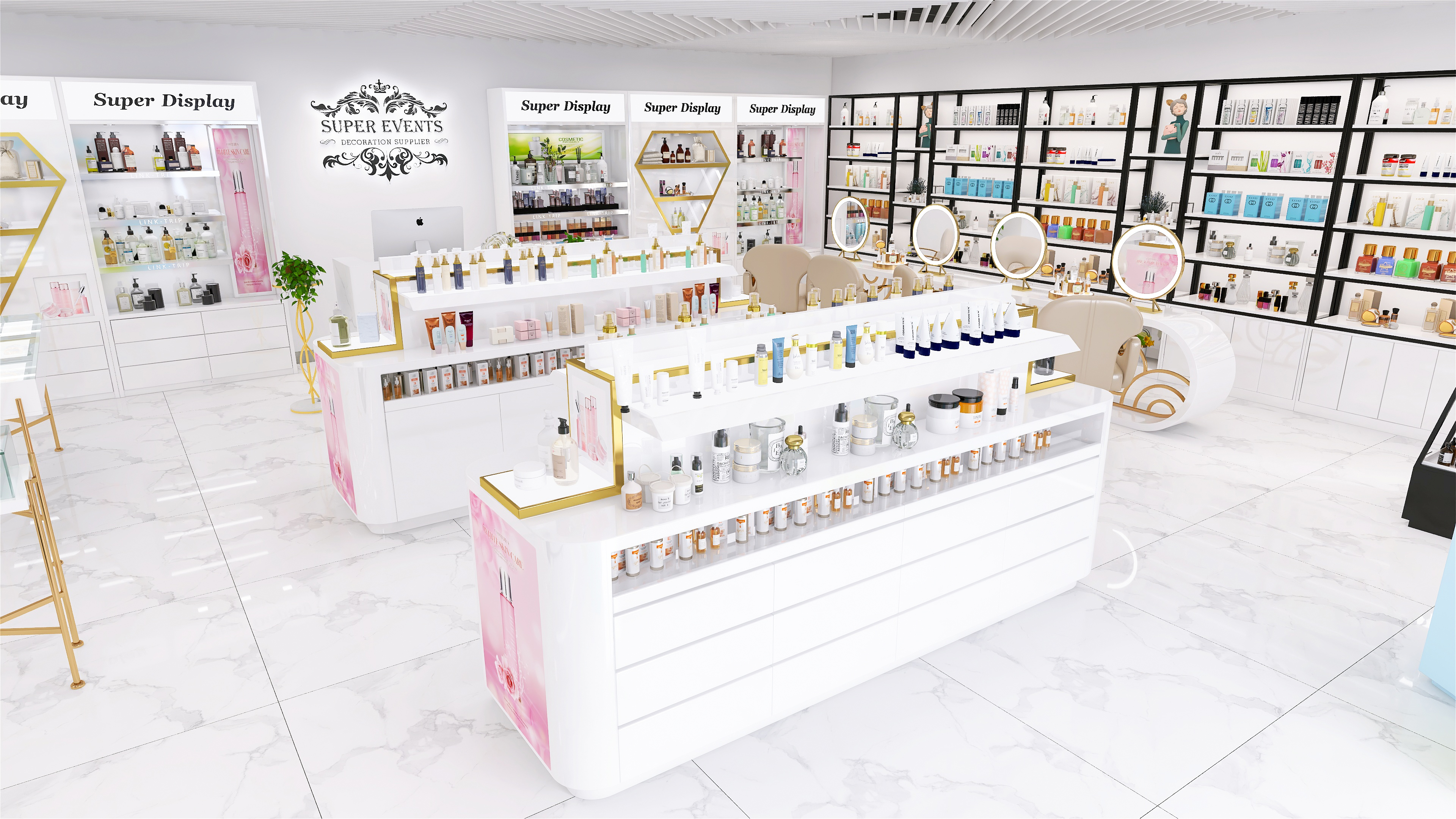 Cosmetics Display Racks
