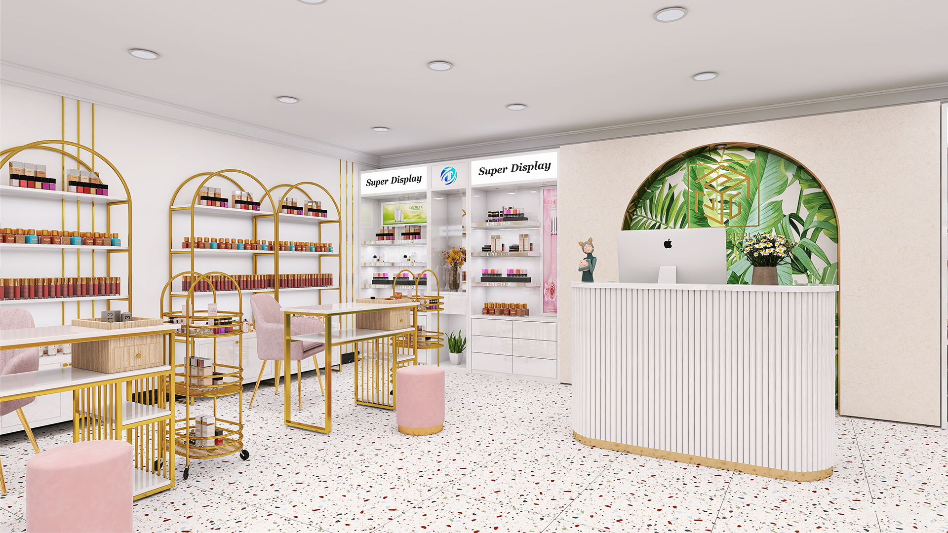 Nail Art Store Displays