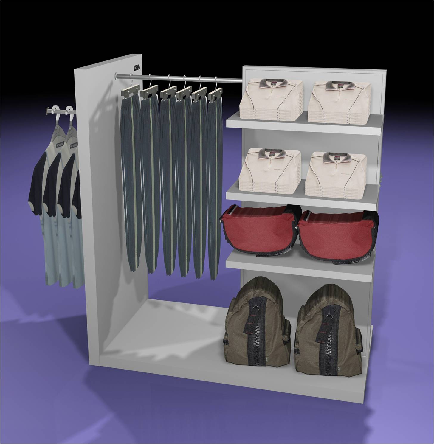 Sports Goods Store Sportswear Retail Displays
