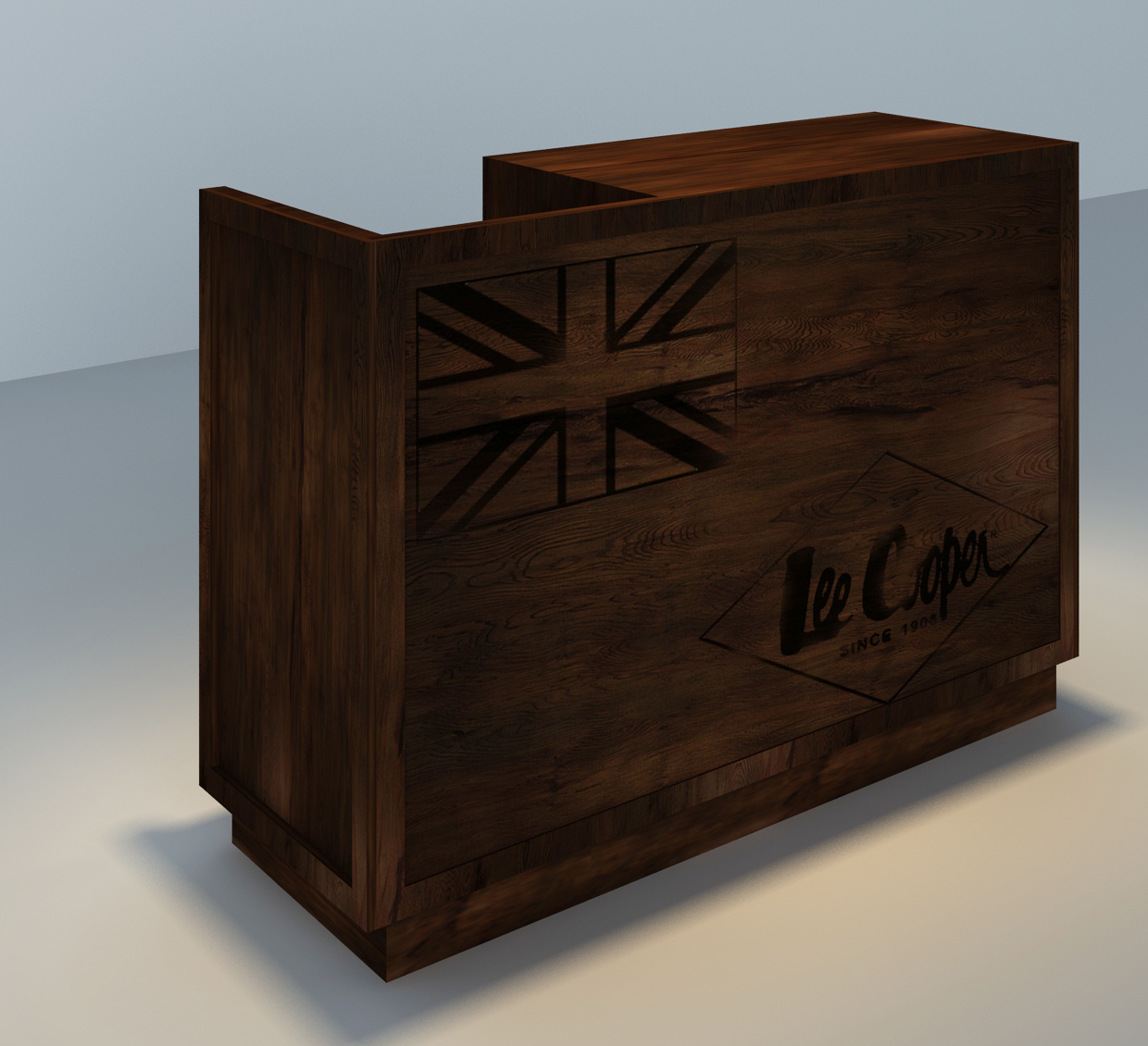 Wooden Floor-Mounted Whole-Store Clothing Store Display Racks