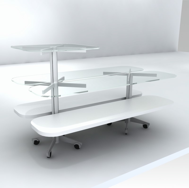 Free-Standing Metal Floor-Standing High Heel Racks