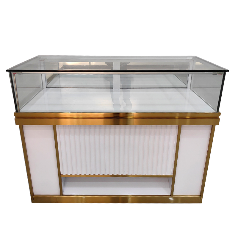 Center Island Jewelry Store Display Cabinets